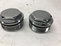 Harley Davidson Sportster Iron 48 Stock Chrome OEM Fork Caps