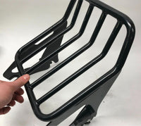 Harley Touring Quick Release Luggage Rack ElectraGlide RoadKing Black OEM