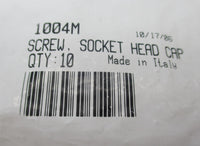 Pack of 10 Harley-Davidson Genuine NOS Socket Head Cap Screws 1004M