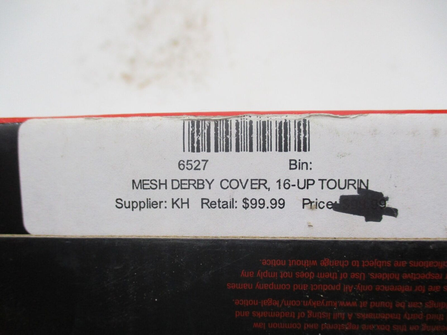 Harley Davidson Kuryakyn Mesh Derby Cover 16-Up Touring Black 6527