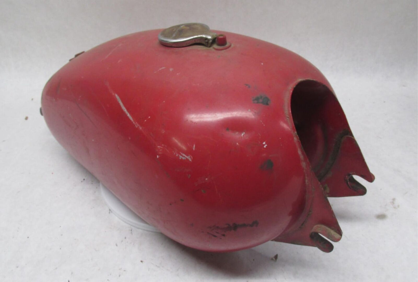 Vintage Original Paint Moto Guzzi Red RARE Gas Fuel Tank Unknown Model