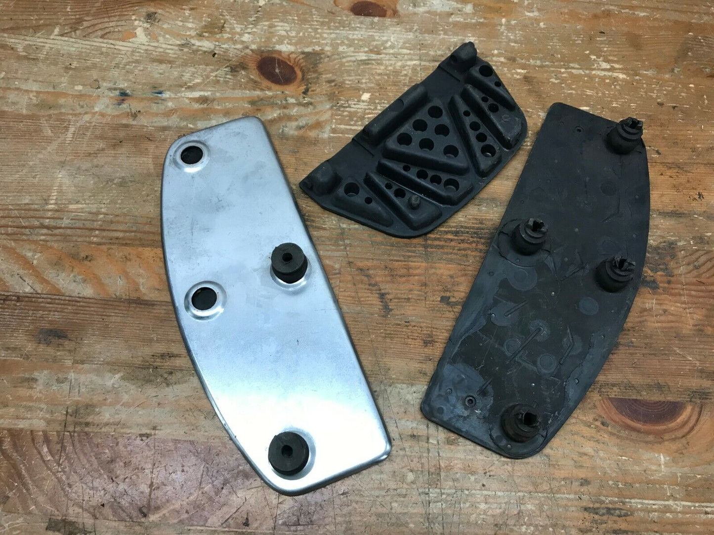 Mixed Lot of (3) Harley Davidson Floorboard Rubber Inserts Pad Footboard