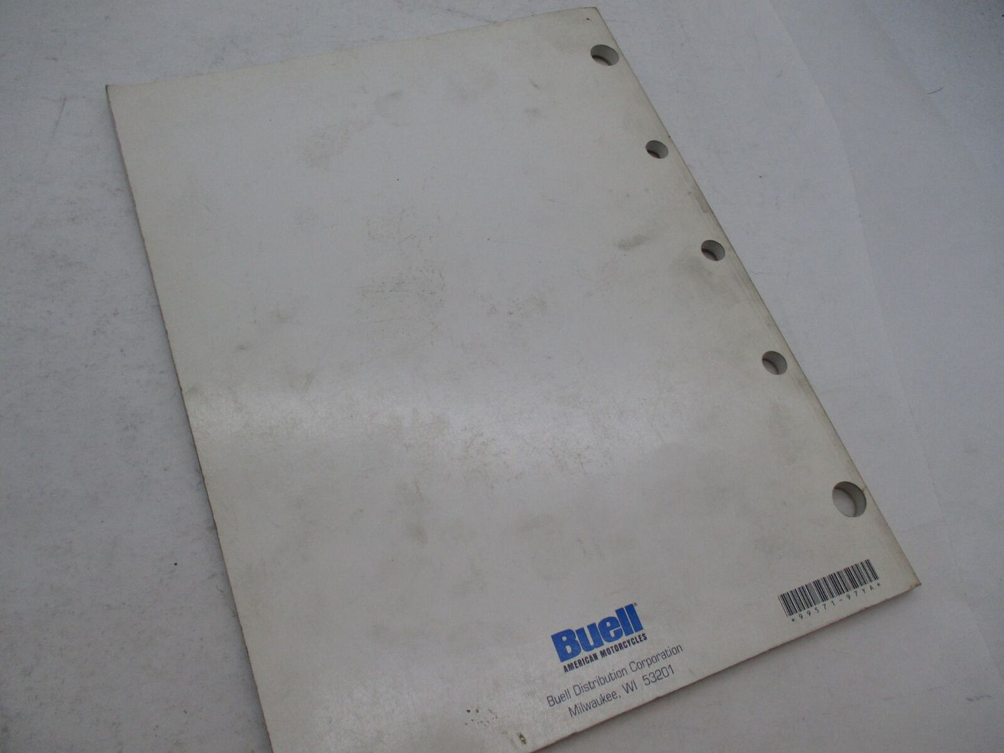 Harley Buell Official Facotry 1996/1997 S1 Lightning Parts Catalog 99571-97YA