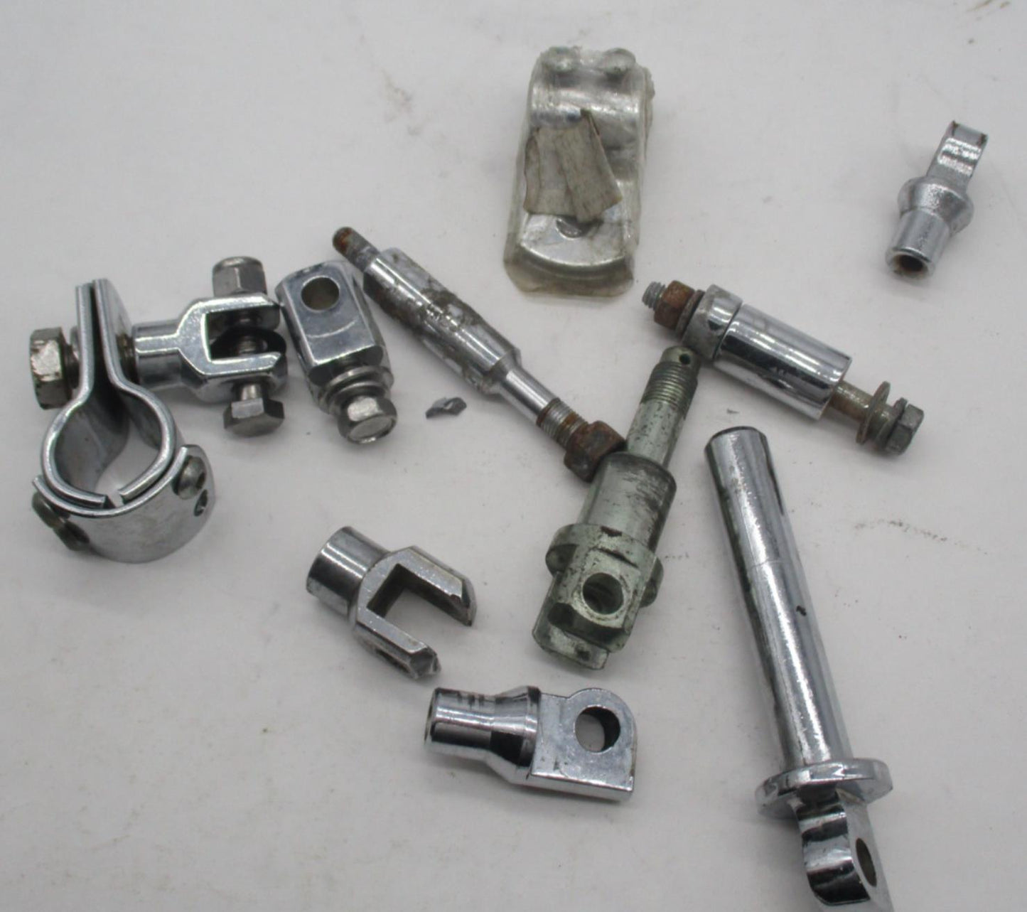 Lot of Harley Davidson Foot Peg Control Brackets Hardware Sportster Dyna Touring