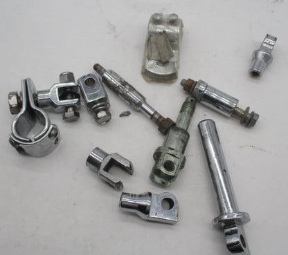Lot of Harley Davidson Foot Peg Control Brackets Hardware Sportster Dyna Touring