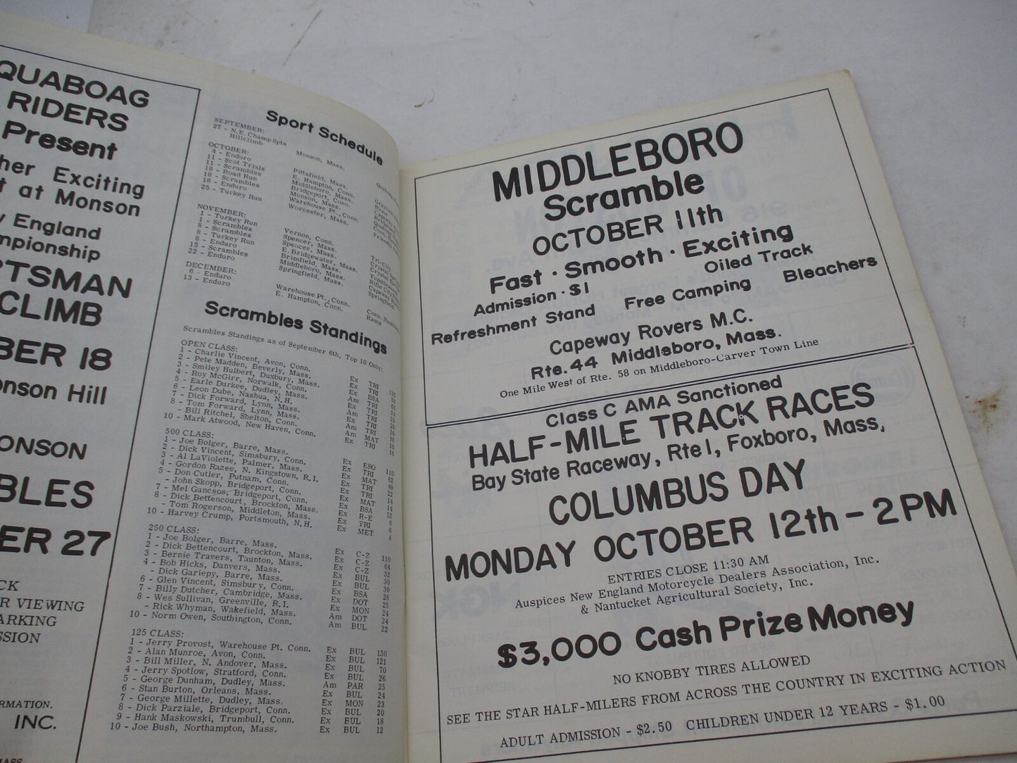 Vintage Cycle Sport October 1964 "Class A Climbing Everpopular" Magazine