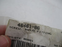 Harley Davidson Genuine NOS Banjo Fitting Screw 46461-86