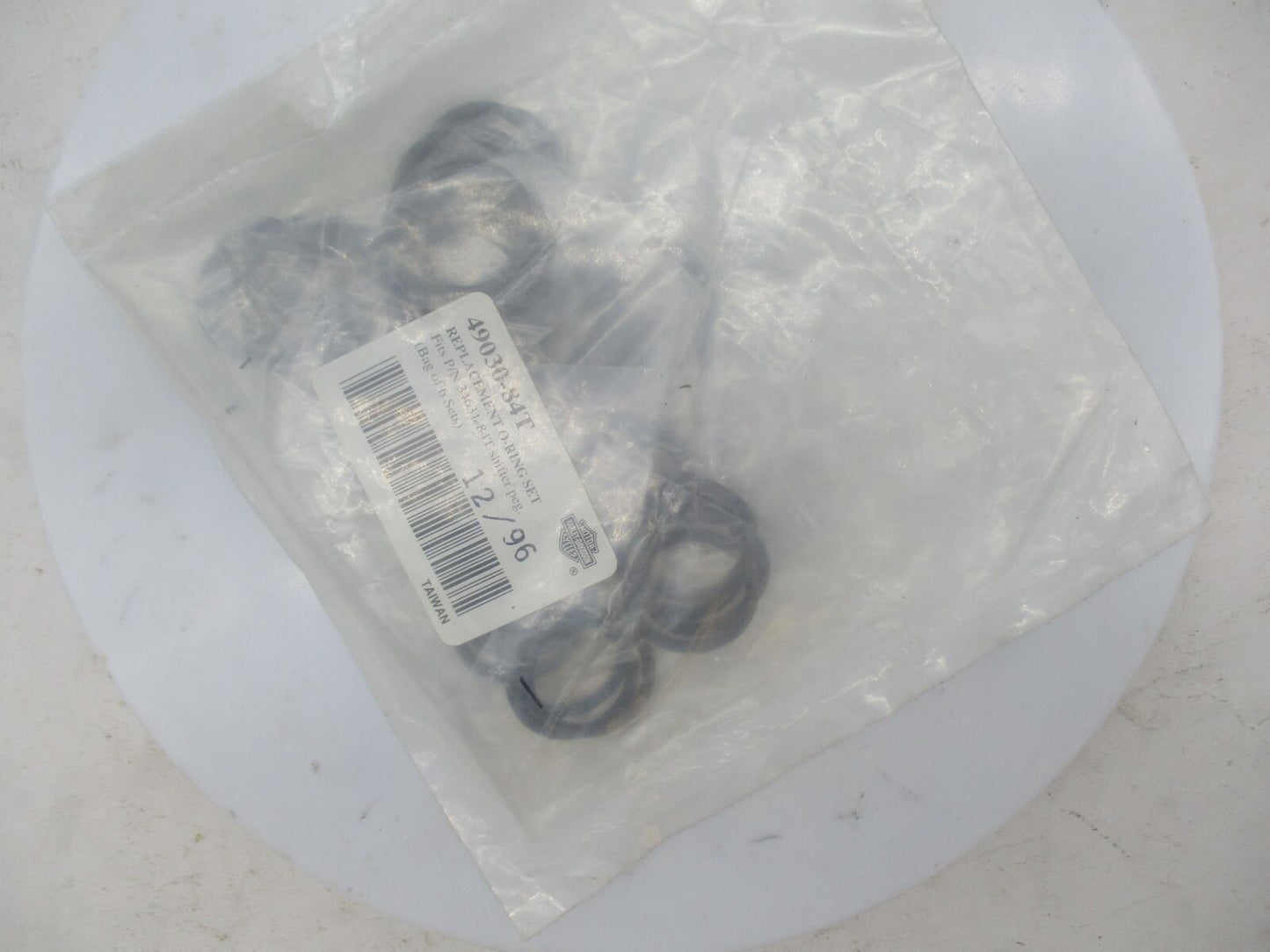 Harley Davidson Genuine NOS Shifter Peg O-Ring Set 49030-84T Bag of 6 Sets