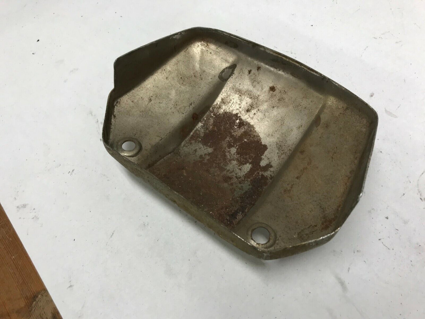 Harley Chrome Headlight Mount Visor Cover Brow Sportster Dyna FXR Shovelhead