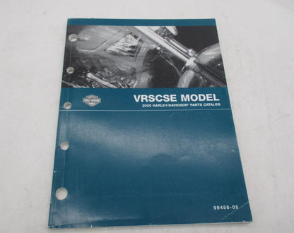 Harley Davidson Official Factory 2005 VRCSE Parts Catalog 99458-05