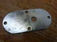 Harley FL Panhead/Shovelhead Primary Inspection/Passenger Peg Plate, OEM 1965-76