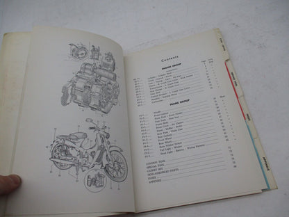 Honda Motor Co. Factory 50 55 C102 CD105 Parts List Catalog