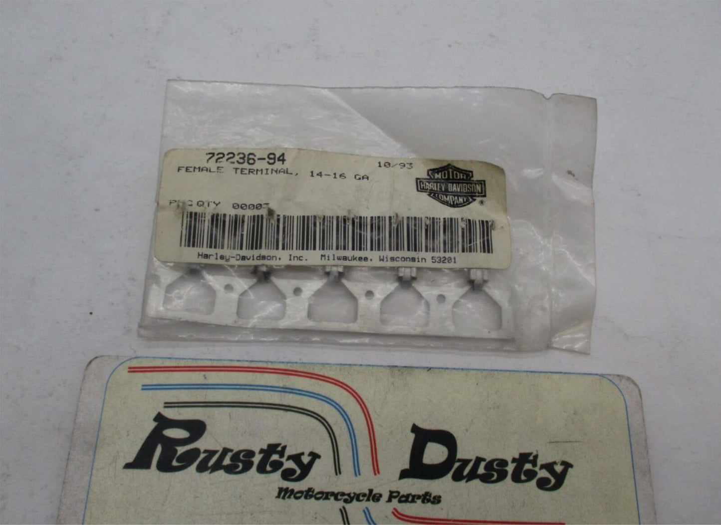 Lot of 5 Harley Davidson Genuine NOS Female Terminals 72236-94