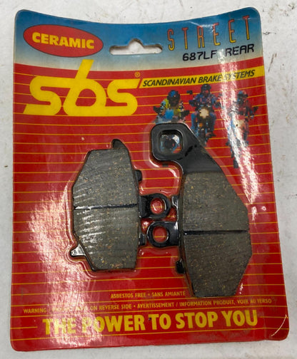 SBS Brake Pads Rear 687LF Kawasaki 550 Zephyr 93