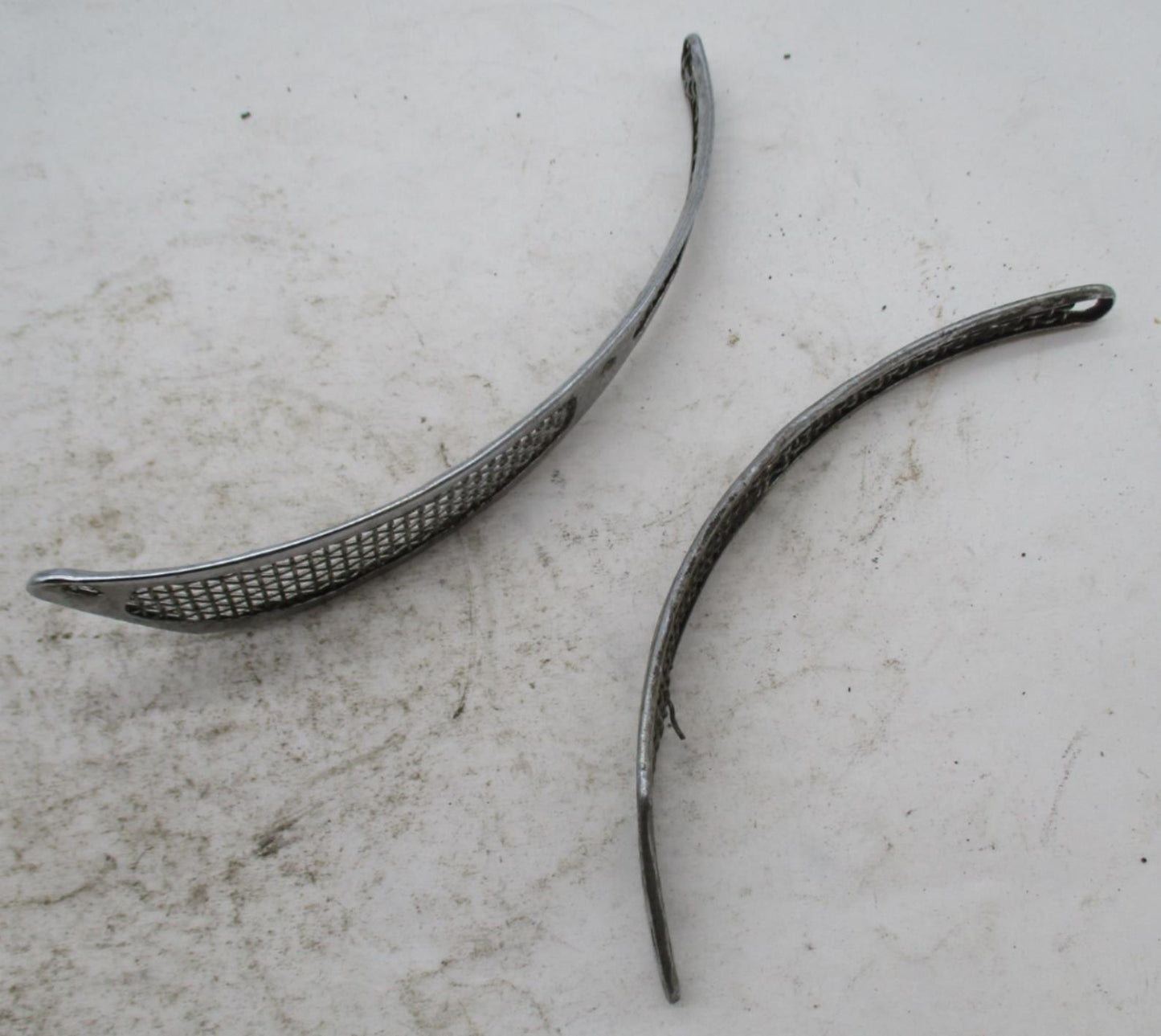 Pair of BSA Triumph Air Scoops Gauze Leading Shoe Brake Plate 37-3444