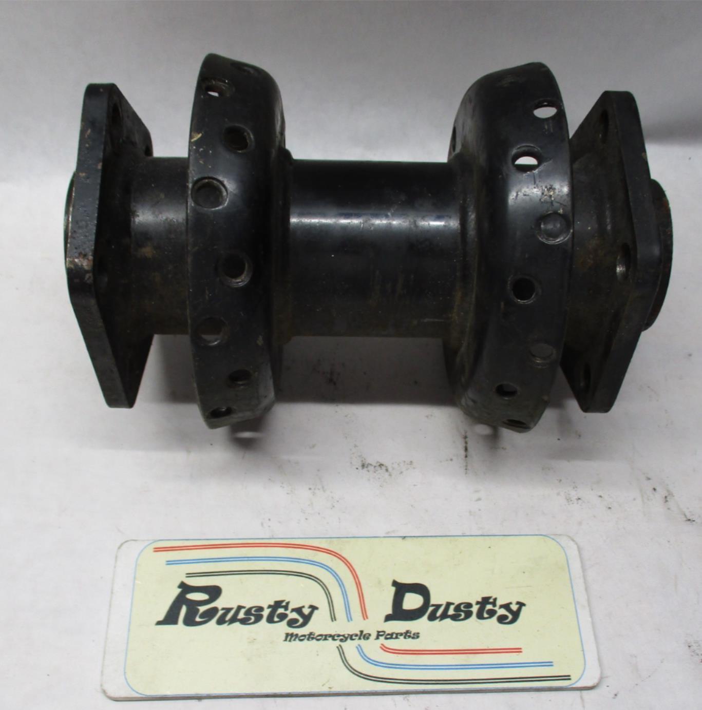 Harley Davidson Black Front Spoke Wheel Hub Dual Disc