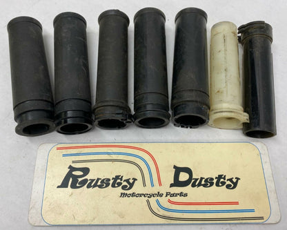 Large Lot of Stock OEM Harley Davidson Handlebar Grips Throttle Tubes