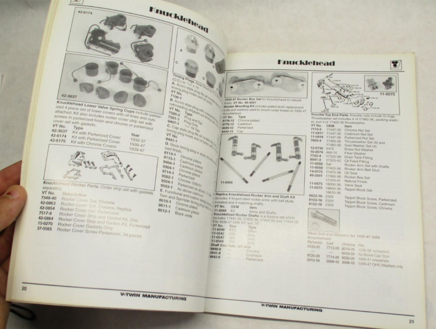 2002 V-Twin Knucklehead & Flathead Restoration Product Reference Guide