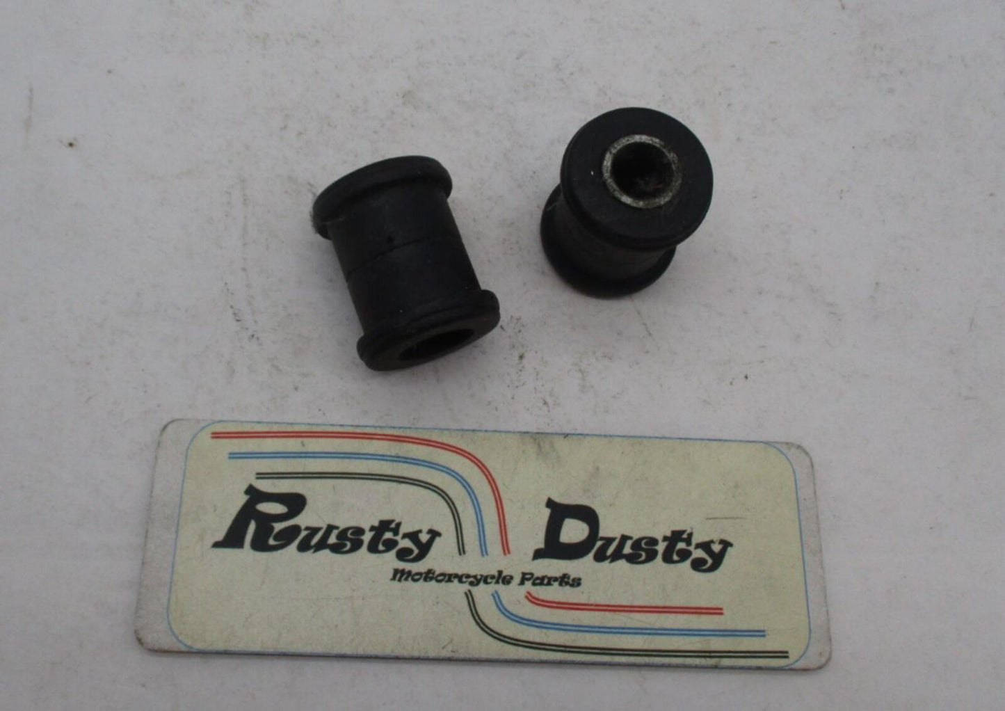 Pair of Harley Davidson Black Handlebar Riser Damper 1" Bushings