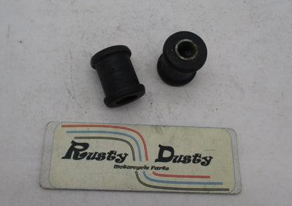 Pair of Harley Davidson Black Handlebar Riser Damper 1" Bushings