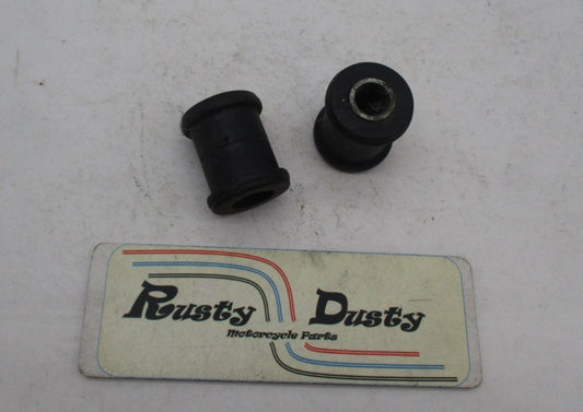 Pair of Harley Davidson Black Handlebar Riser Damper 1" Bushings