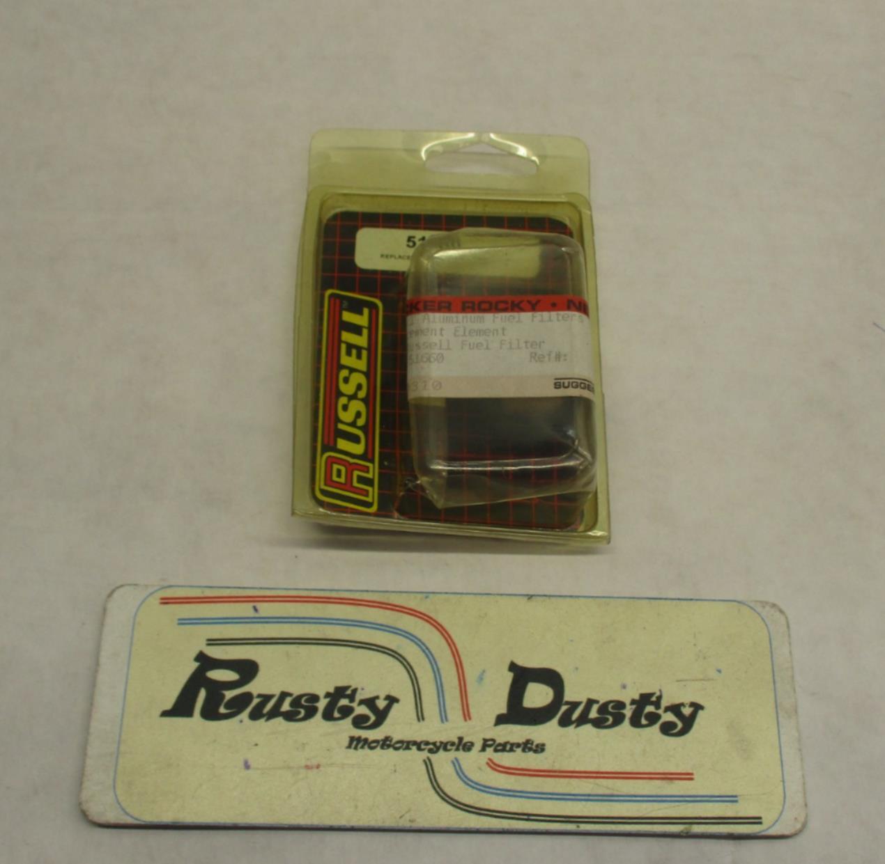 Russell 51660 Replacement Aluminum Fuel Filter Element Harley