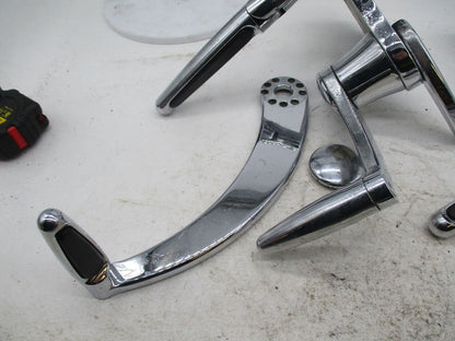 Set of Chrome Custom Forward Control Set for Harley Davidson Softail