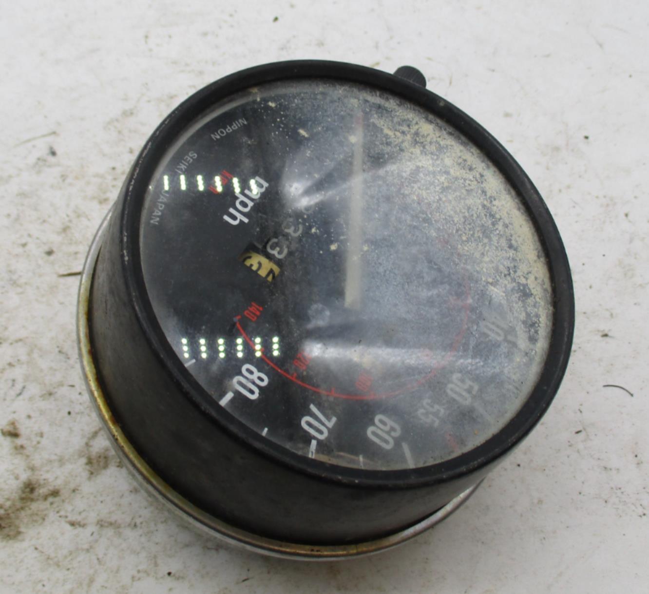 Vintage Motorcycle Nippon Seiki Japan Speedo Speedometer Gauge