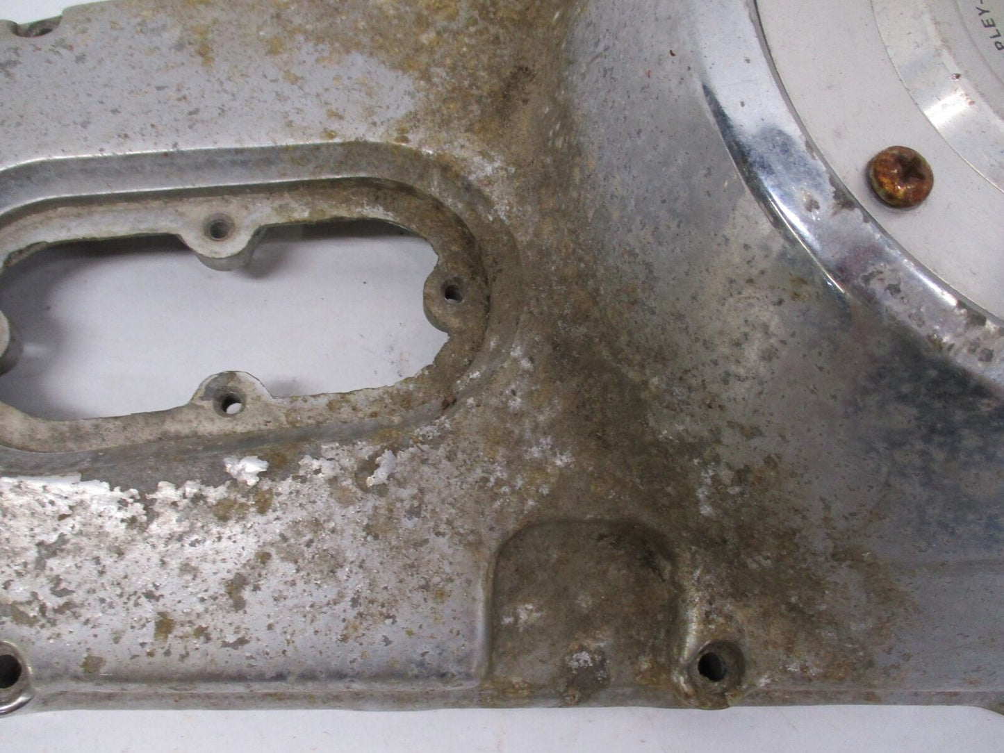 Harley Shovelhead Primary Cover 60506-77 w/ 80 Cubic Inch 3 hole Derby Cover