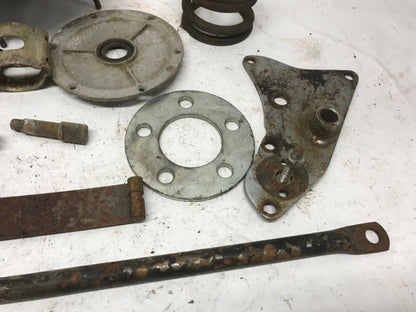 Triumph T120 650 Tr6 Mics Parts lot Lever Brackets Covers spring