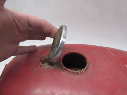 Vintage Original Paint Moto Guzzi Red RARE Gas Fuel Tank Unknown Model