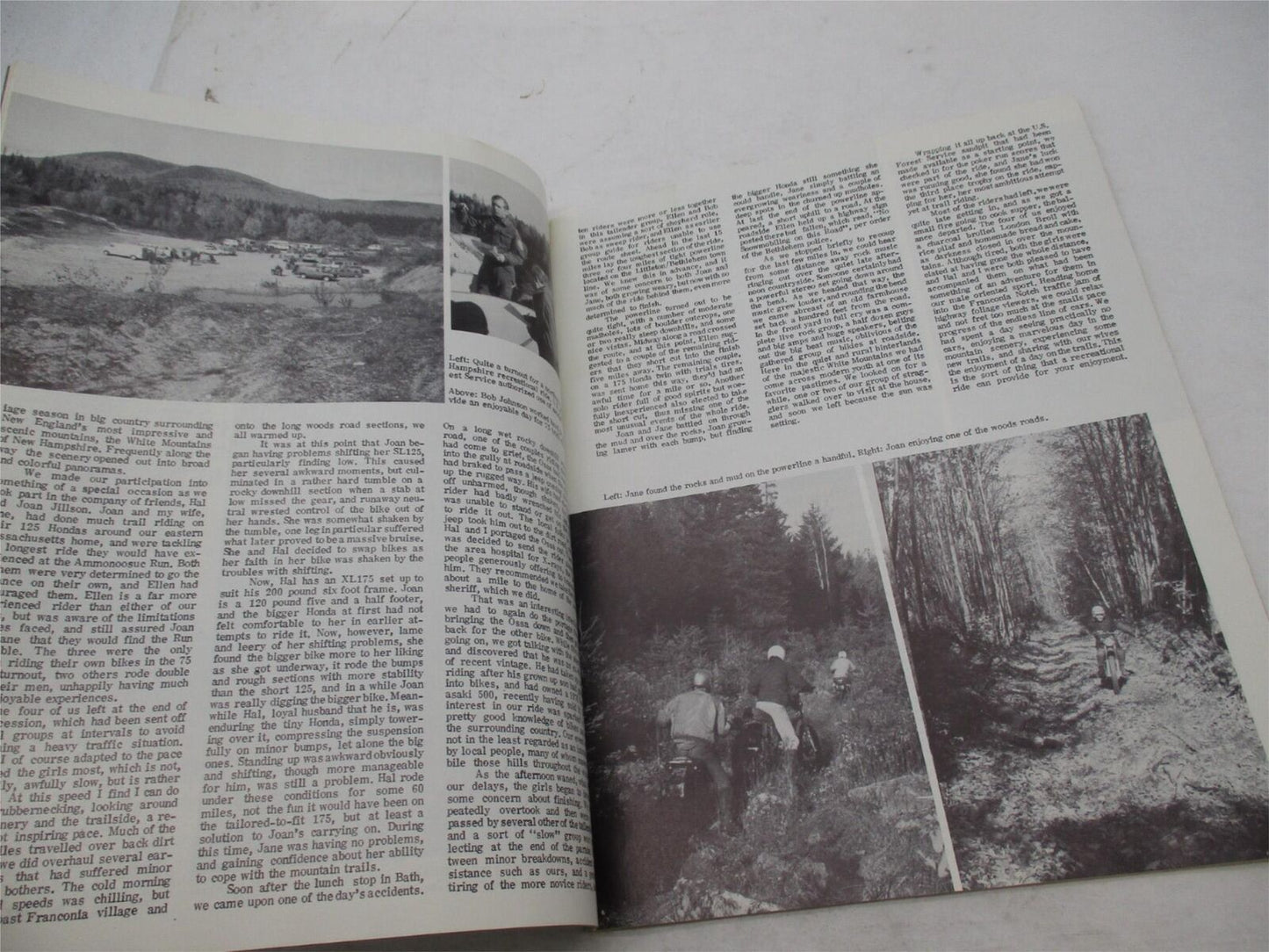 The New England Trail Raider Motorcycle Magazine January 1975 Issue