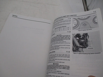 Harley Davidson Buell Official Factory 1998 New Parts and Service Book 99449-98Y