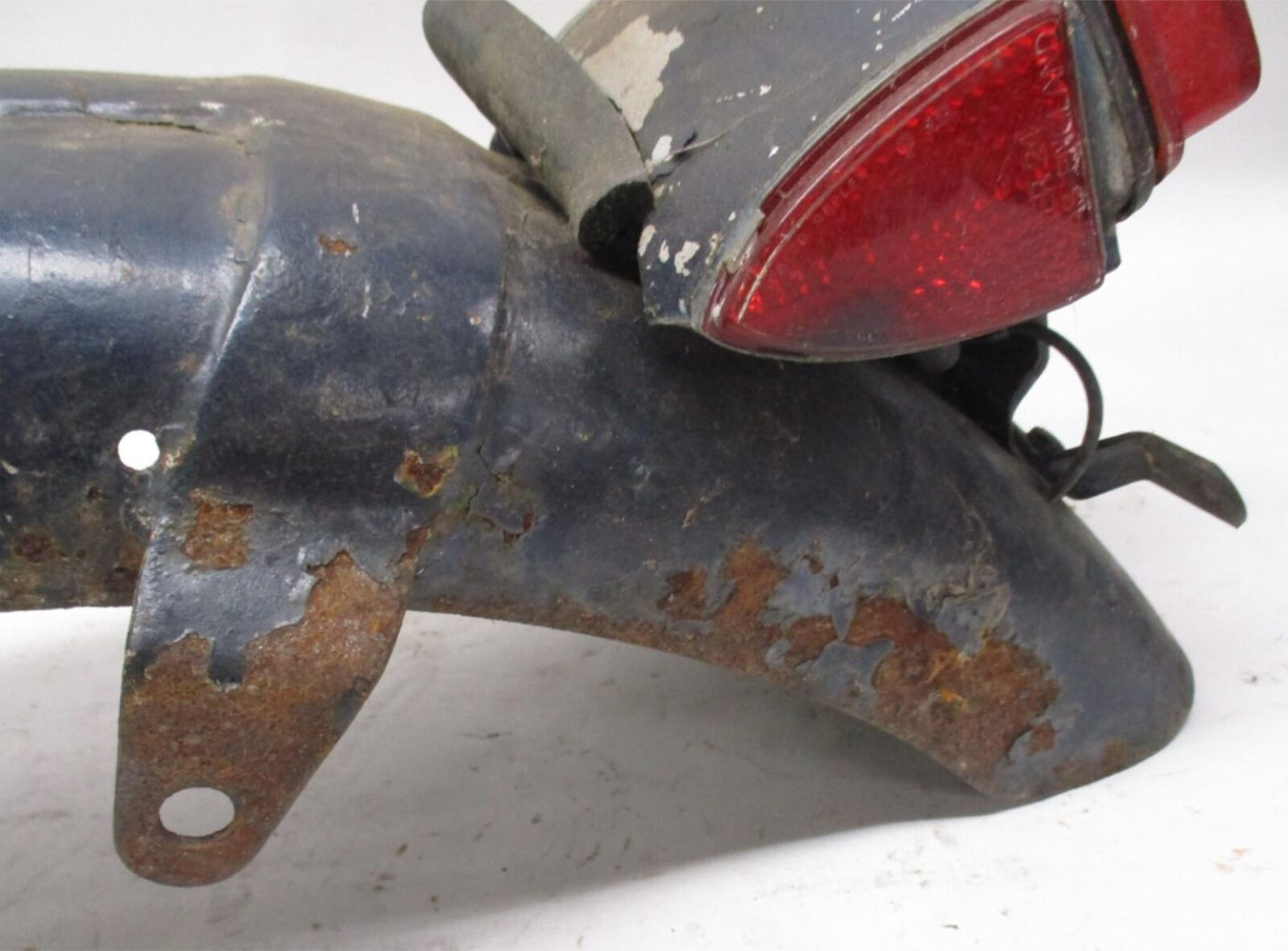 Triumph Rear Fender Blue w/ Lucas England Taillight 6"