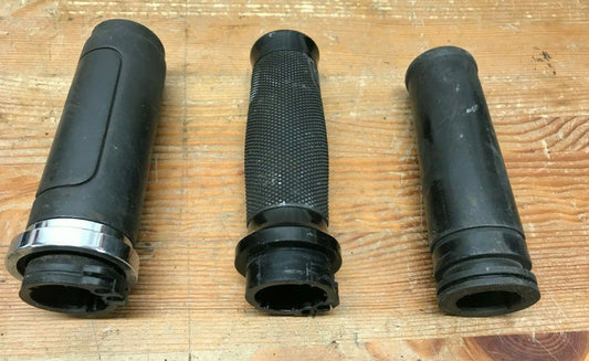 Lot of 3 OEM Harley HANDLE GUIDE TUBE GRIP Fits Multiple Models LT & RT Sides