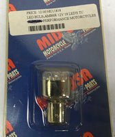 Mid USA 11818 Tail Light & Turn Signal Led Amber Bulb Dual Function