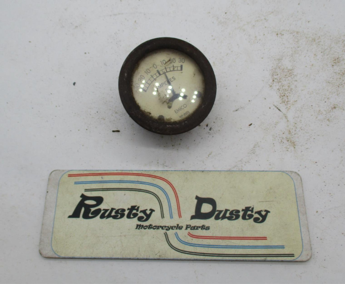 Vintage Emico Amperes NF-2015 Meter Gauge Measures