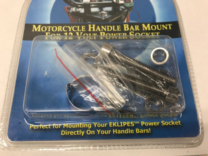 Eklipes Motorcycle Handle Bar Mount for 12V Power Socket EKI-160
