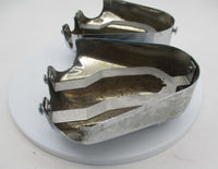 Pair of Harley Davidson Genuine Softail FatBoy Chrome Rear Swing Arm Covers