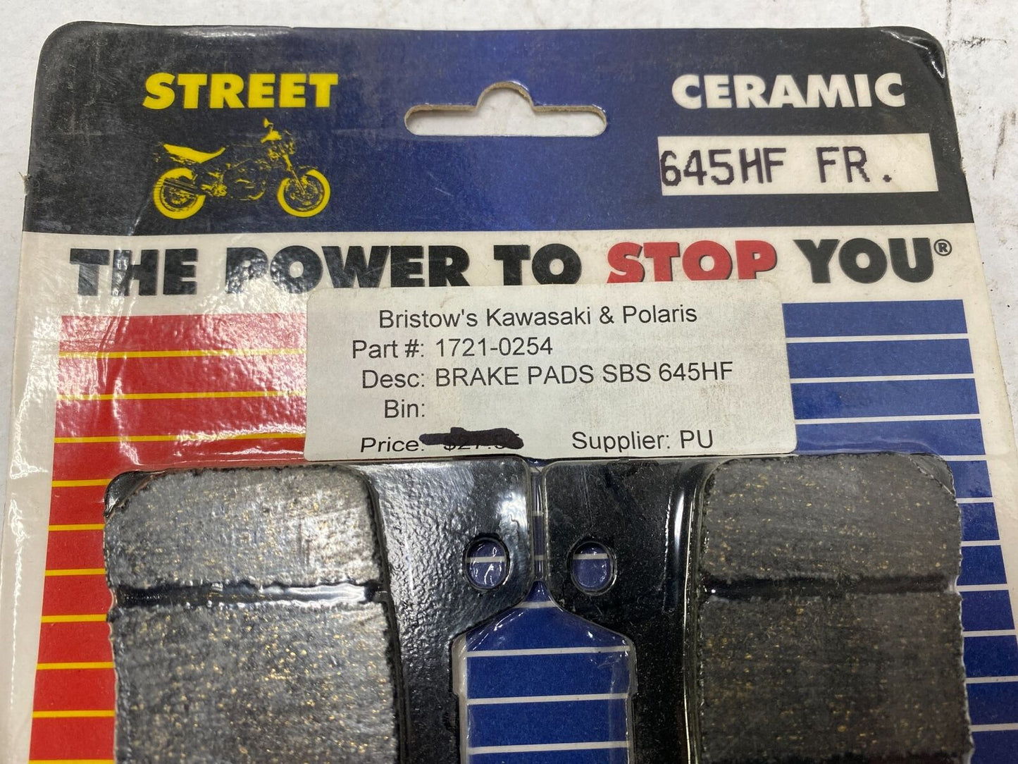 Parts Unlimited 645 HF Front Brake Pads Yamaha FZR VMAX