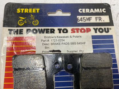 Parts Unlimited 645 HF Front Brake Pads Yamaha FZR VMAX