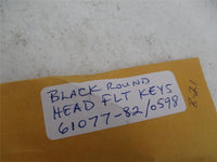 Harley Davidson Genuine NOS Black Round Head Key Set 61077-82 Code: 0598