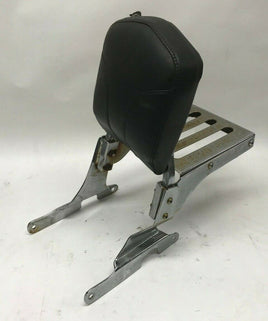 Harley evo softail fxst flstf sissy bar passenger backrest pad luggage rack