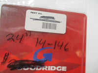 Harley Davidson Goodridge Steel Hose Brake Line Assembly DOT 24" 14-146