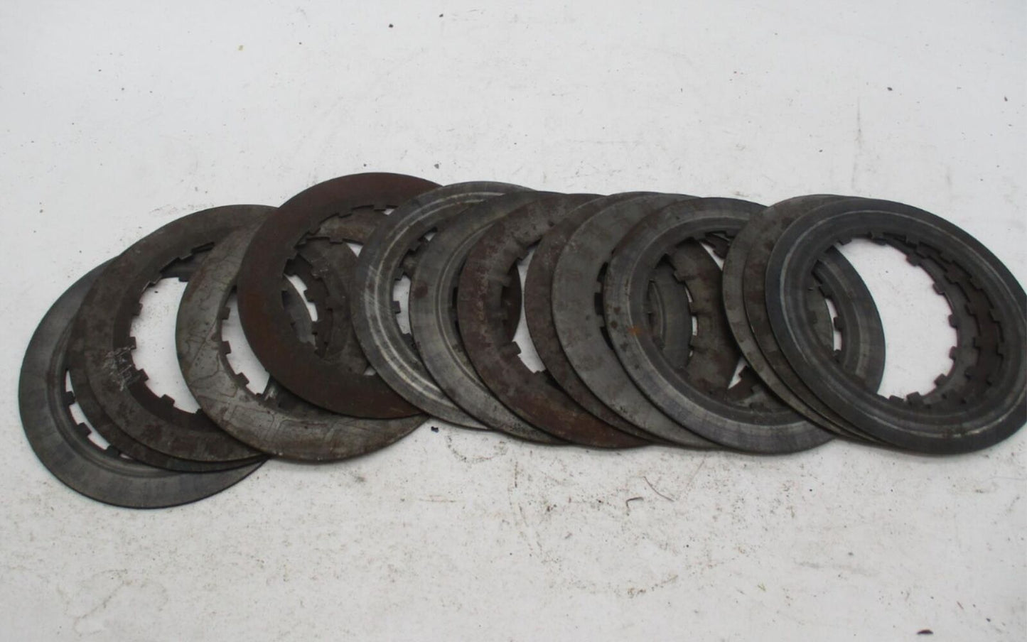 Mixed Lot of 14 Vintage Motorcycle Steel Clutch Plates BSA Triumph Norton