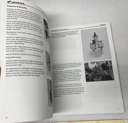 Honda 2002 Technicians New Model Guide