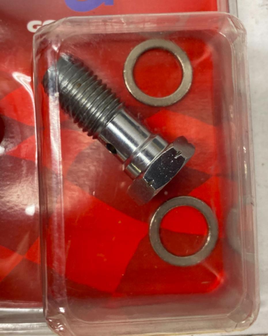 Goodridge Chrome 3/8 10mm 90 degree Banjo Fitting # 599-03CH
