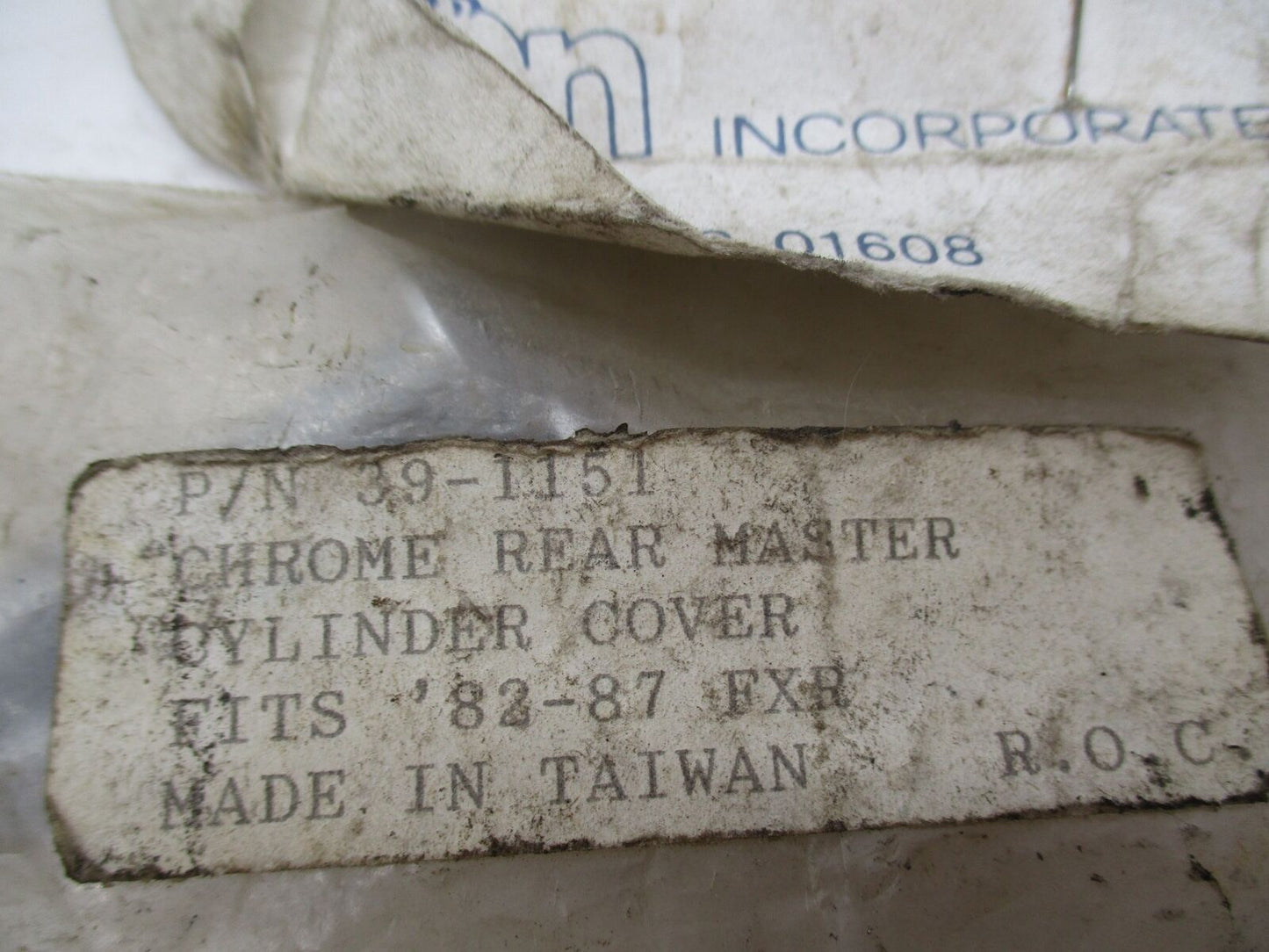 Harley Add On Accessories 82-87 FXR Chrome Rear Master Cylinder Cover 39-1151