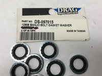 Lot of (8) Banjo Bolt Washers DS-097015 12MM Basket