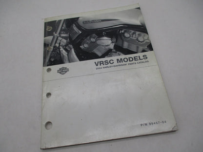 Harley Davidson Genuine Oficial Factory 2004 VRSC Parts Catalog 99457-04